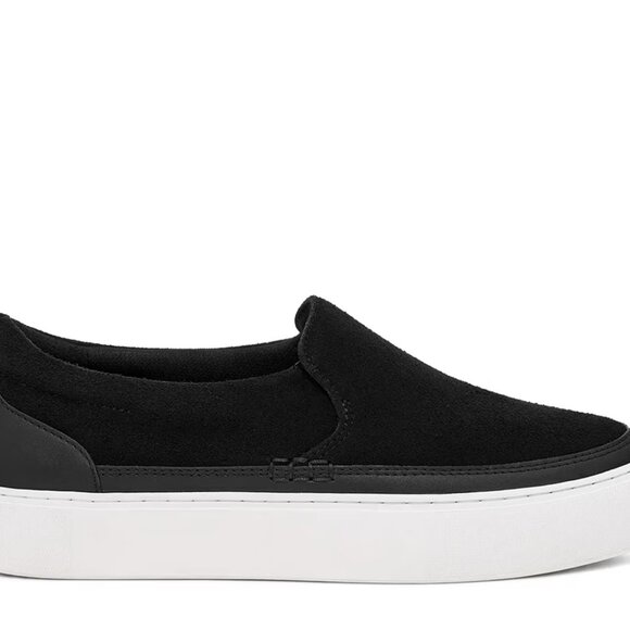 NWT UGG Zilo Slip-On Sneaker – Black Suede – Women’s Size 9 - Picture 7 of 10